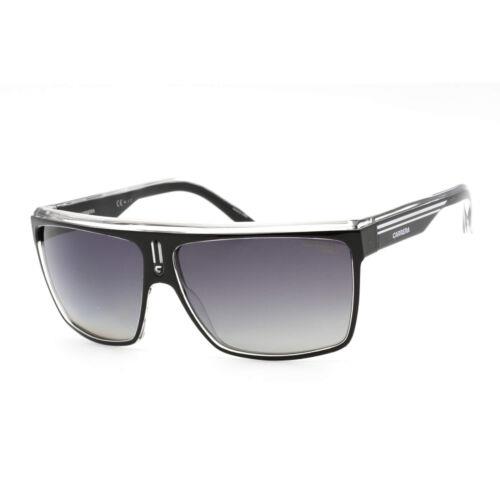 Carrera Men`s Sunglasses Black White Plastic Aviator Frame Carrera 22/S 0P56 WJ
