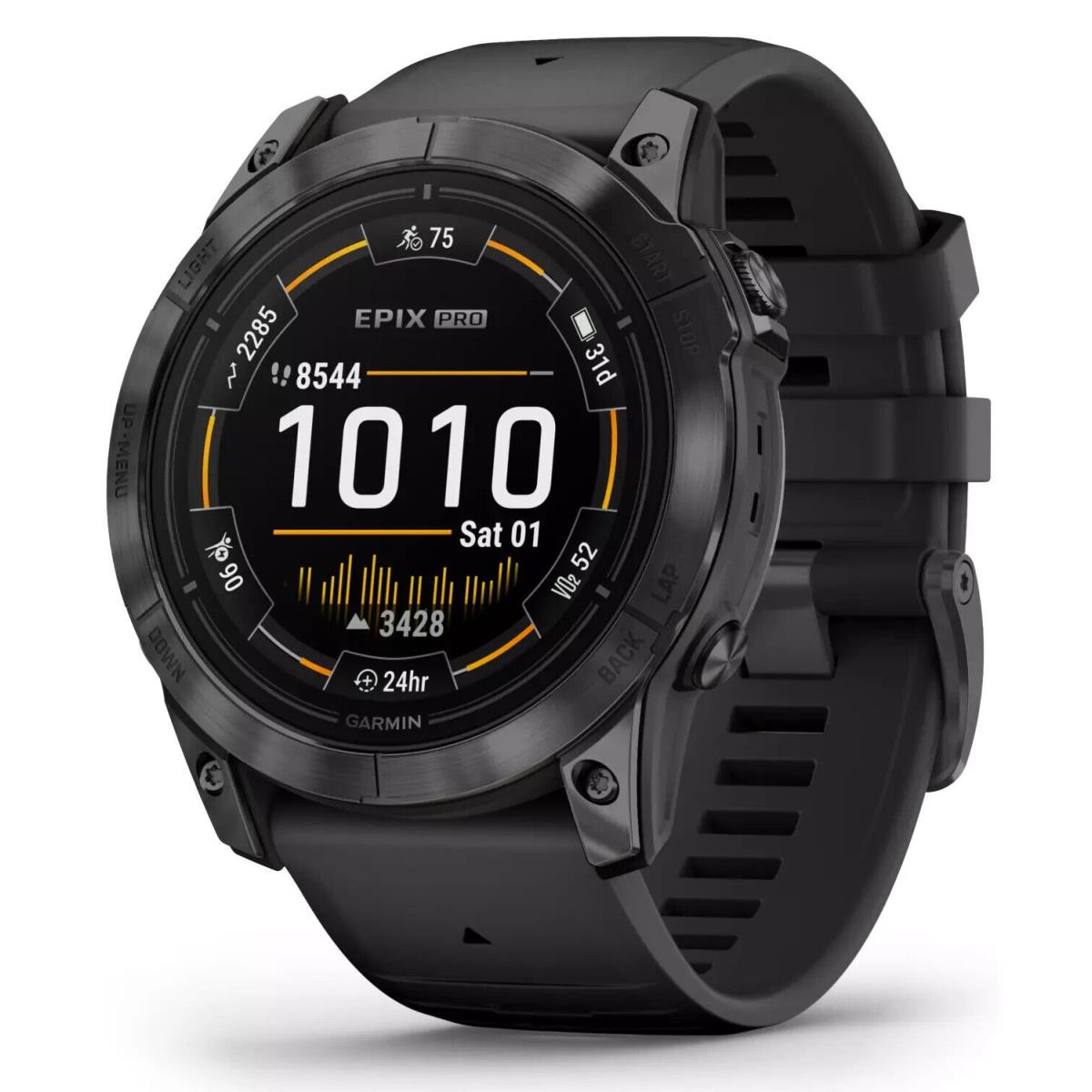 Garmin Epix Pro Gen 2 51 mm Performance Gps Amoled Smartwatch Black 010-02804-20