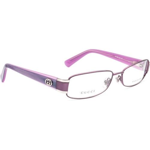 Gucci Eyeglasses GG 2869 IQ5 Purple/lavender Rectangular Frame Italy 54 15 135