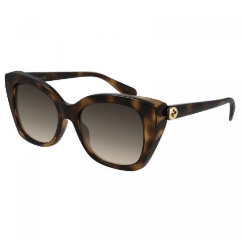 Gucci GG0921S 002 Havana/brown 55-19-145 Sunglasses