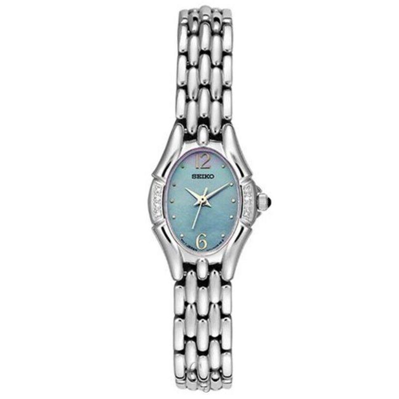 Seiko Mother OF Pearl Dial Diamond Accent Watch SXGM27