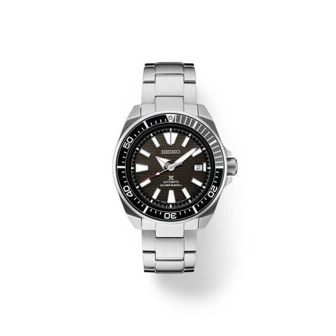 Seiko Prospex Automatic Diver Black Dial Stainless Steel Men`s Watch SRPF03