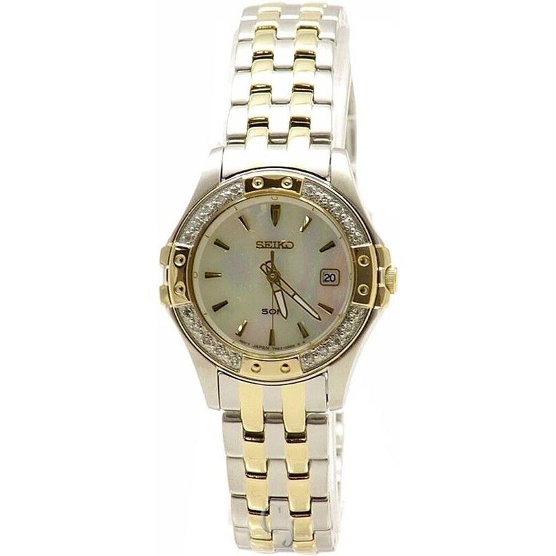 Seiko LE Grand Sport Two-tone Stainless Steel Women S Watch SXDE84 - Dial: , Band: Gold, Bezel: