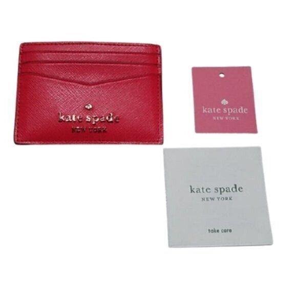 Kate Spade All Slim Card Holder Digital Red