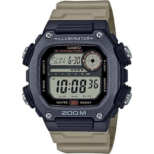 Casio DW291HX-5A Illuminator Men`s Digital Tan Resin Strap Watch