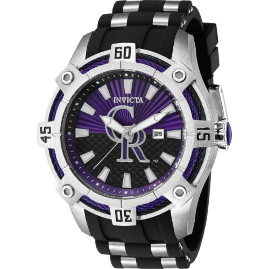 Invicta Mlb Colorado Rockies Quartz Men`s Watch 43267