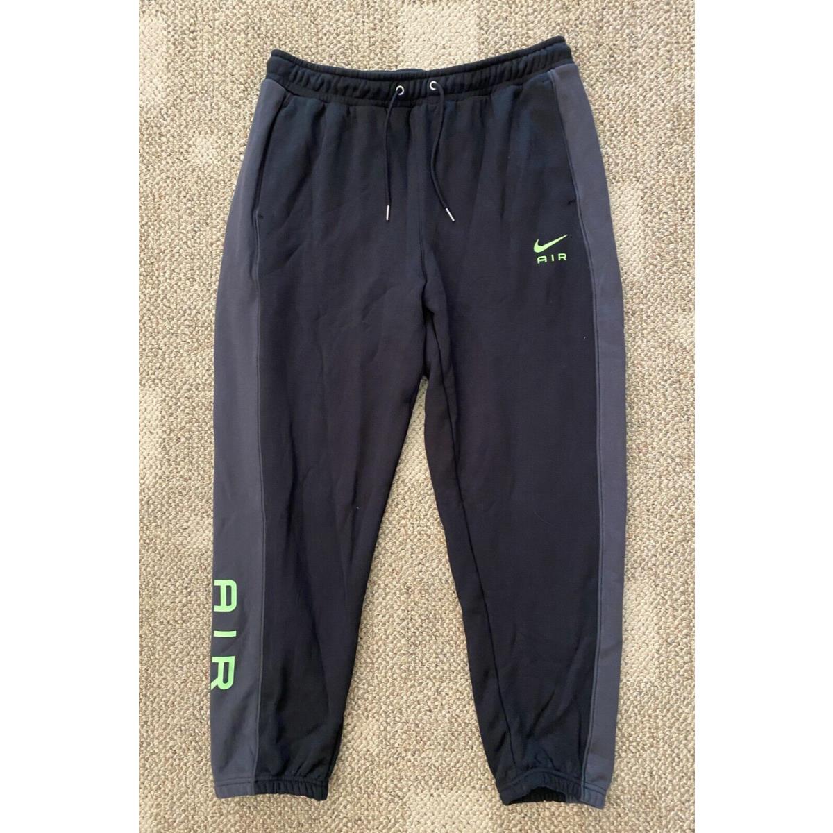 Men`s Size M Nike Sportswear Air French Terry Pants Sweatpants Jogger DQ4202-011