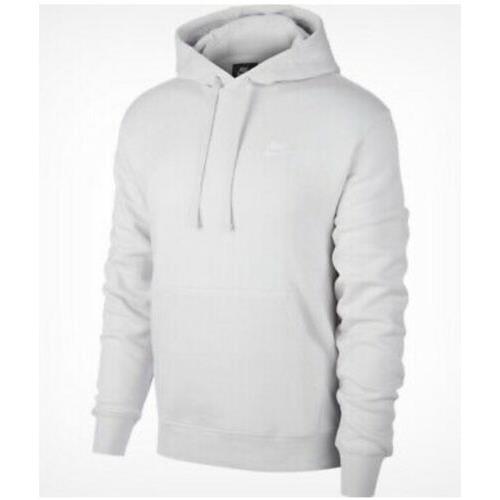 Nike Sportswear Club Fleece Pullover Hoodie Vast Grey BV2654-078 Size 4XL