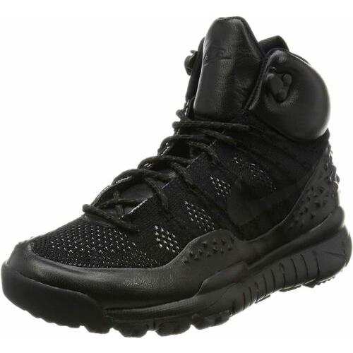 Nike Lupinek Flyknit Black/black-anthracite Sneaker-boot Shoes Women 6.5