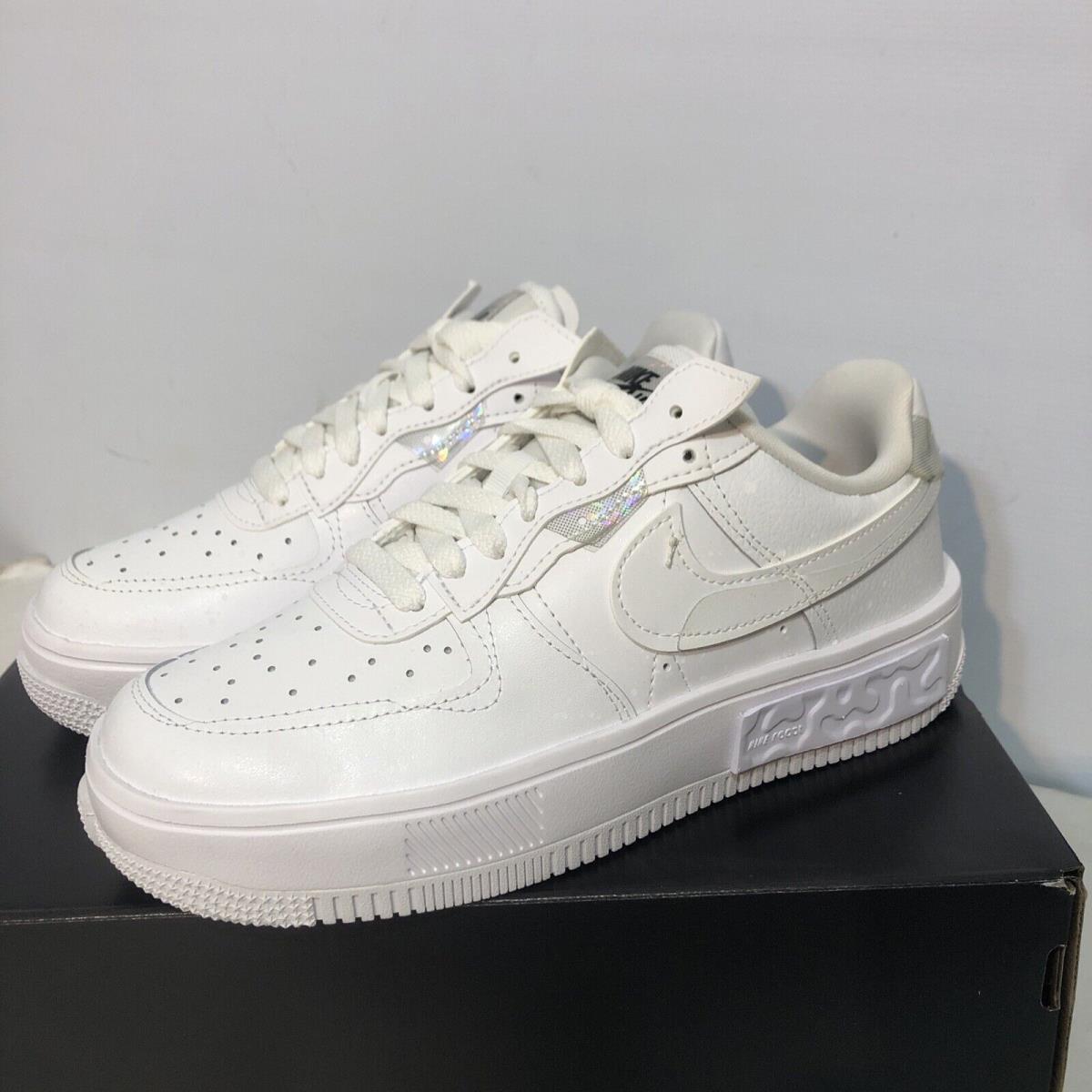 Nike Air Force 1 Fontanka Shoes Triple White DQ5021-100 Women`s Size 7.5 - White