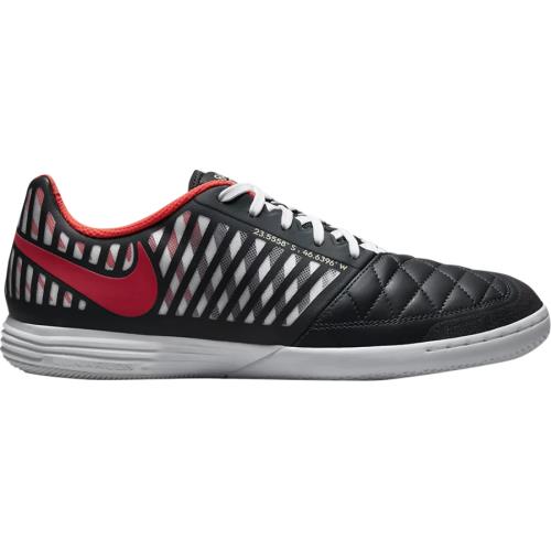 Nike Lunargato II Black Infrared Red White Soccer Shoes 580456-061 Men`s 12.5