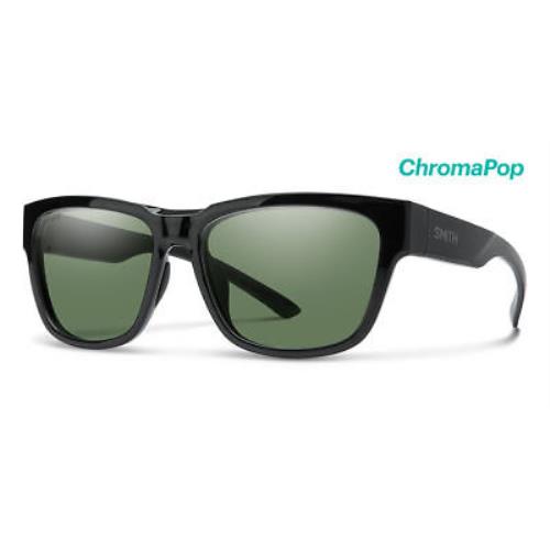 Smith Ember Sunglasses Black / Chromapop Polarized Gray Green Lens Emcpgnbk