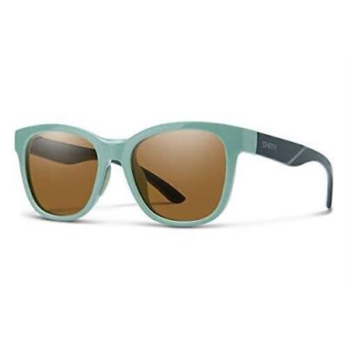 Smith Optics Caper Sunglasses in Saltwater Green/chromapop Polarized Brown 53 mm