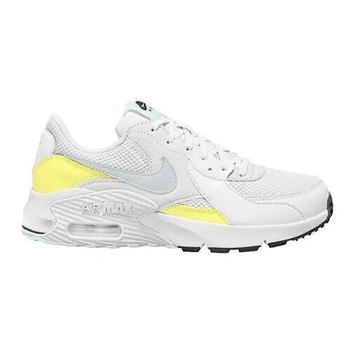 Nike Air Max Excee Women`s Shoes Sneakers Running Gym Workout White/Grey/Pale Yellow