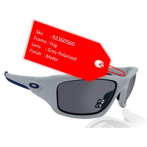 Oakley Sunglasses Valve Matte Fog Grey Polarized Lens OO9236-0560