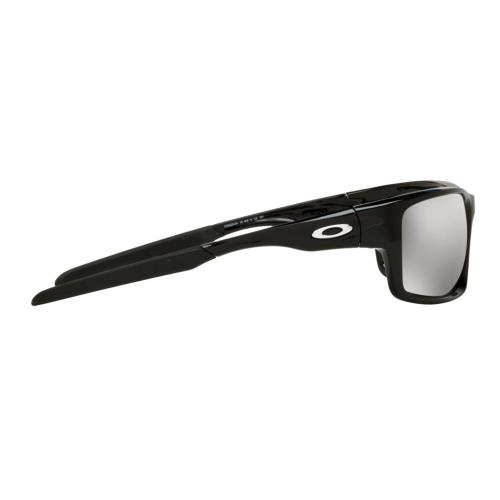 Oakley Canteen Chrome Iridium Polarized Polished Black Sunglasses OO9225-08 60 - Frame: Black, Lens: Gray