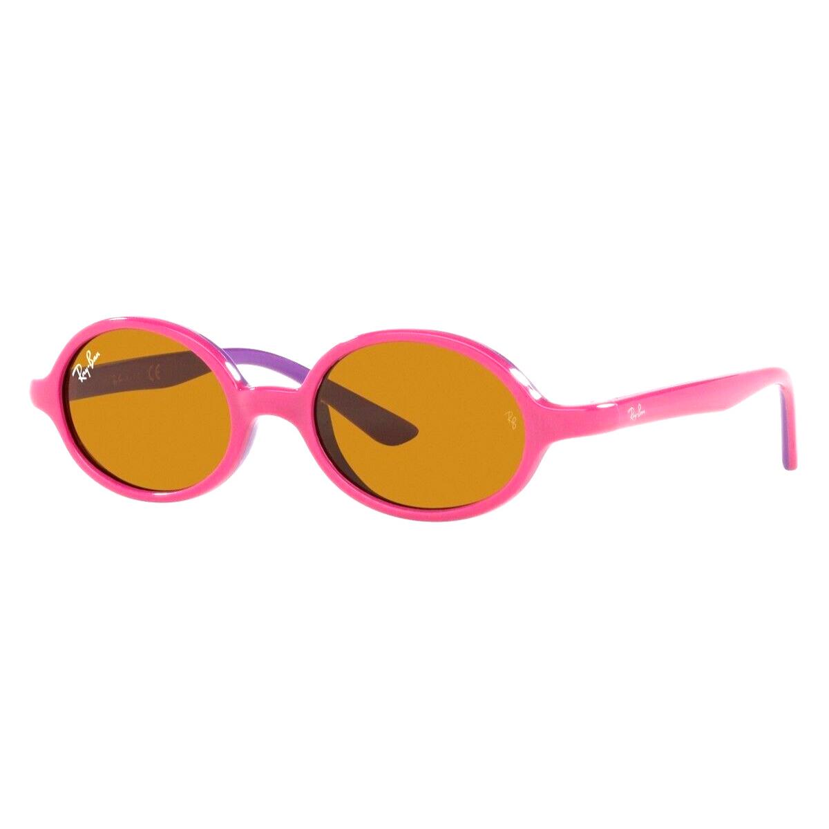 Ray Ban Kids Burbank RJ9145S 7083/3 Pink Sunglasses 44-16 W/case - Frame: Pink, Lens: Brown