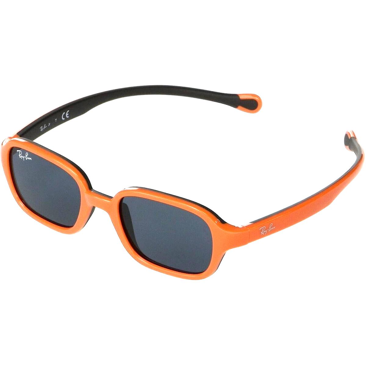 Ray Ban Kids RJ9074S 7095/87 Orange Sunglasses 39-16-120 W/case - Orange Frame, Gray Lens