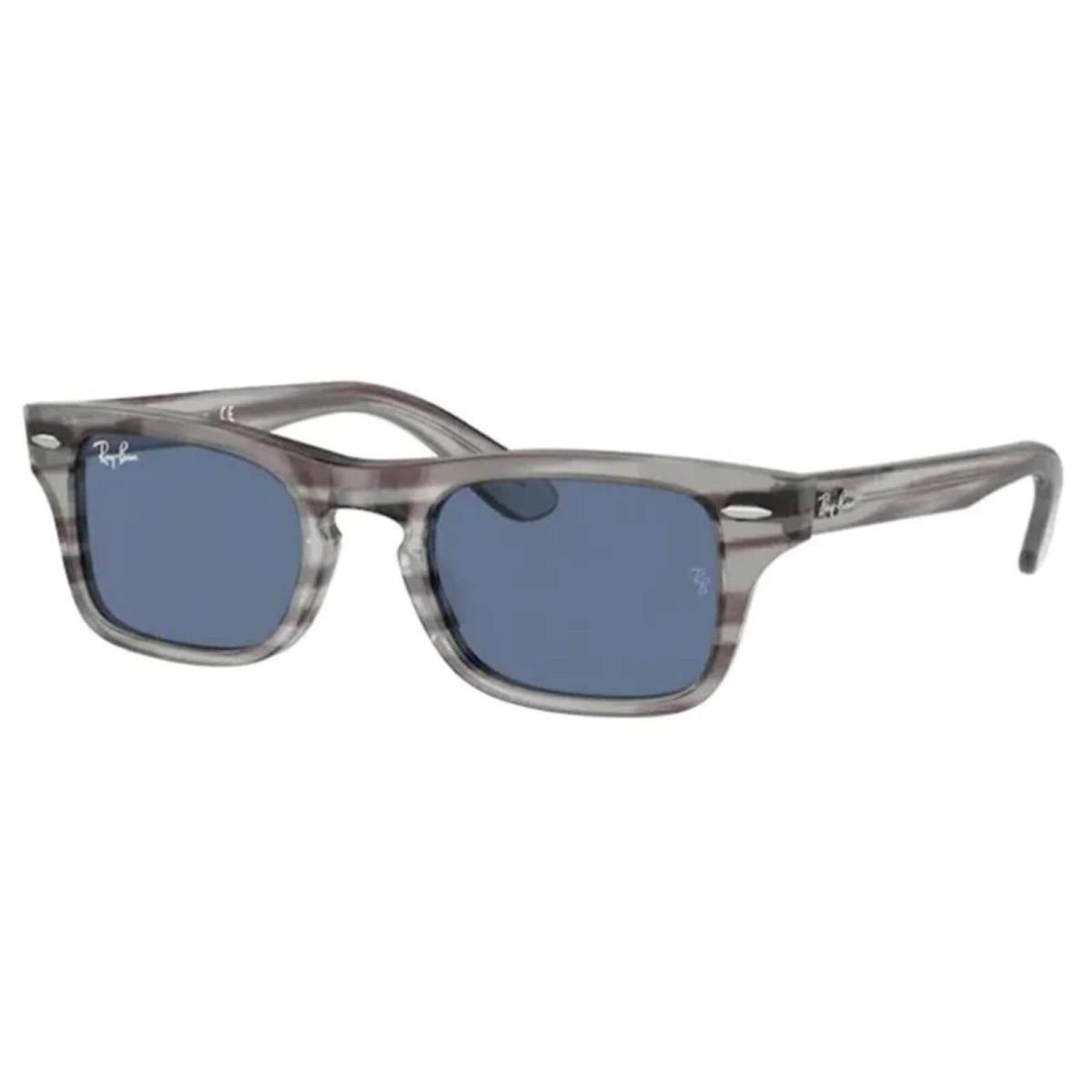 Ray-ban Men`s Sunglasses Burbank Striped Gray Acetate Frame 0RJ9083S 707480