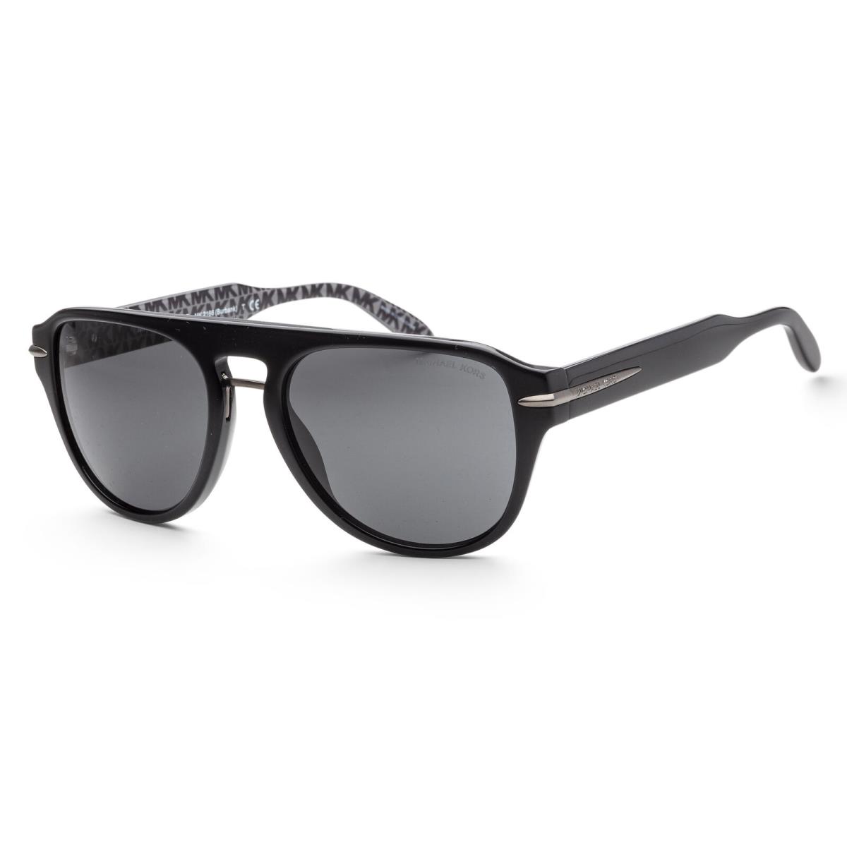 Michael Kors Men`s MK2166-300587 Burbank 56mm Black Sunglasses