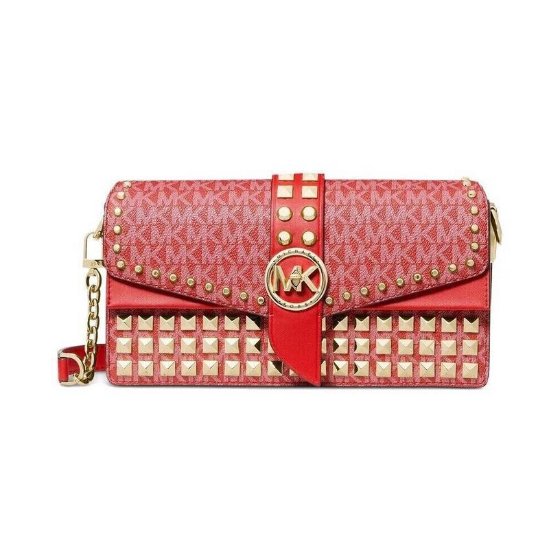 Michael Kors Greenwich Medium Studded Shoulder Bag