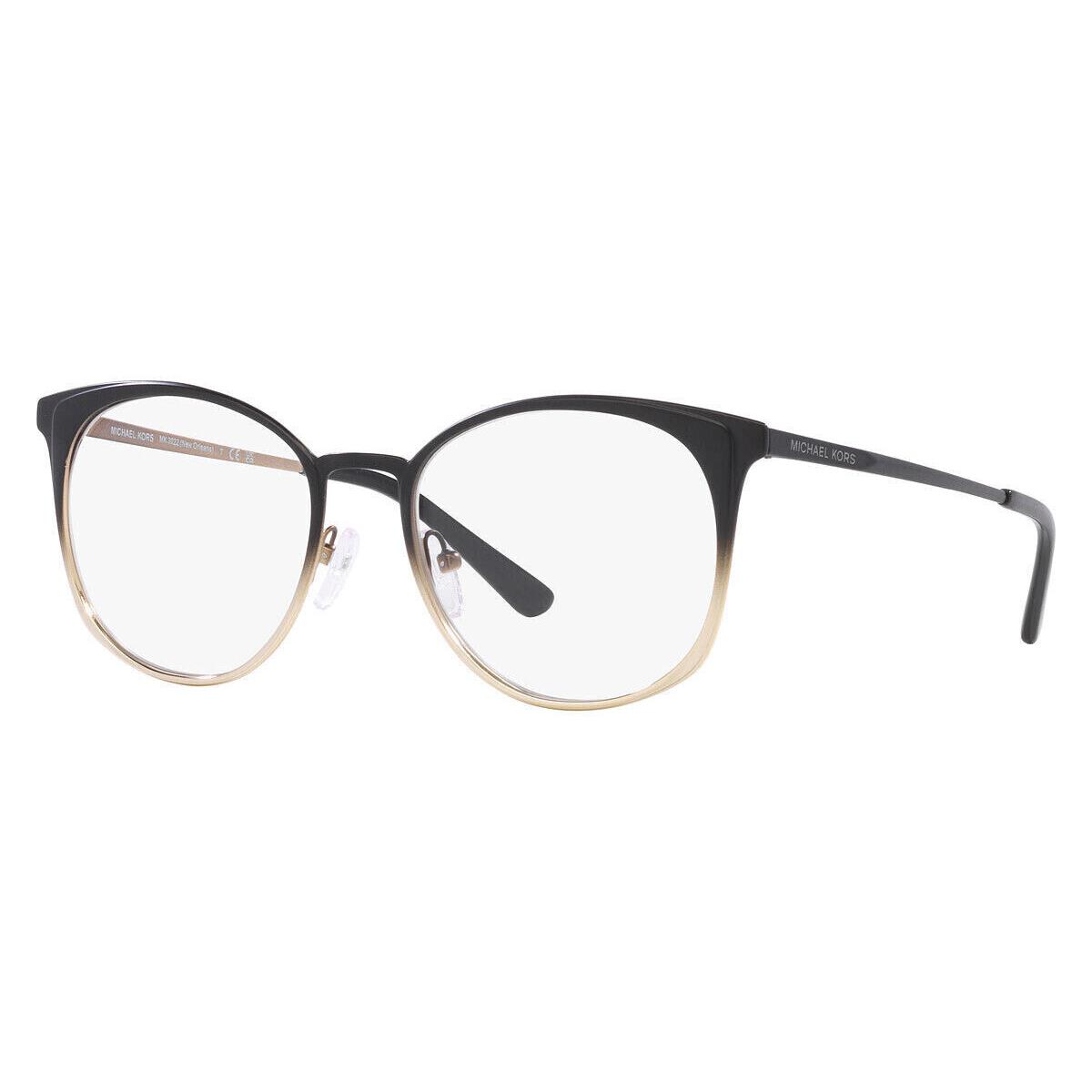 Michael New Orleans Kors Eyeglasses MK 3022 1014 Orleans Black Gold Frame 53-18-140
