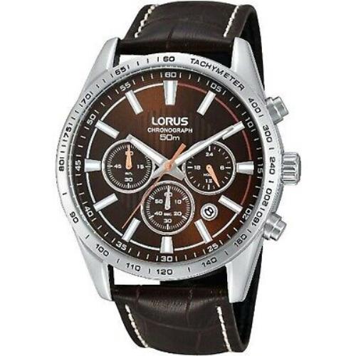 Lorus RT309DX-9 Men`s Chronograph Quartz Stainless Case 50m WR