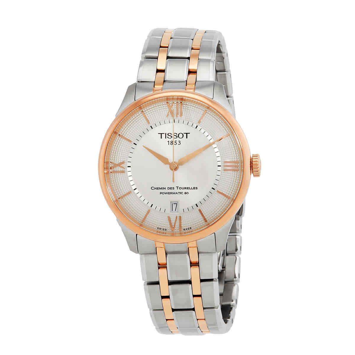 Tissot Chemin Des Tourelles Silver Men`s Watch - T139.807.22.038.00