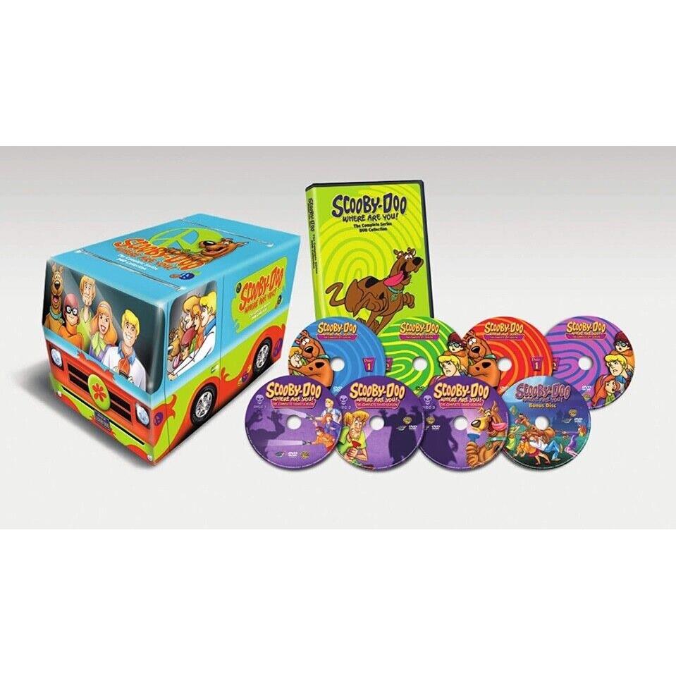 Limited Edition Scooby-doo Where Are You Complete Series Dvd Collection
