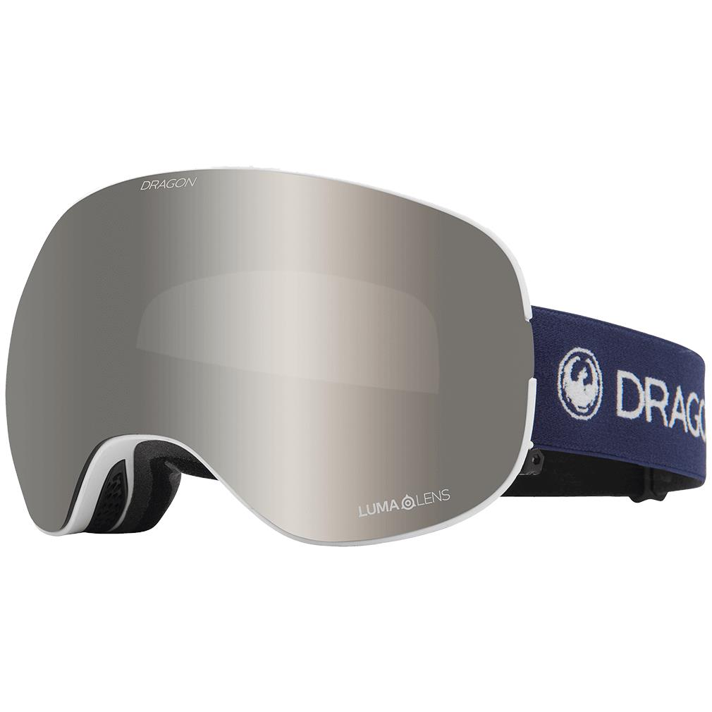 Dragon Alliance X2 Goggles + Bonus Lens Camper; Lumalens Silver Ion + Lumalens Yellow