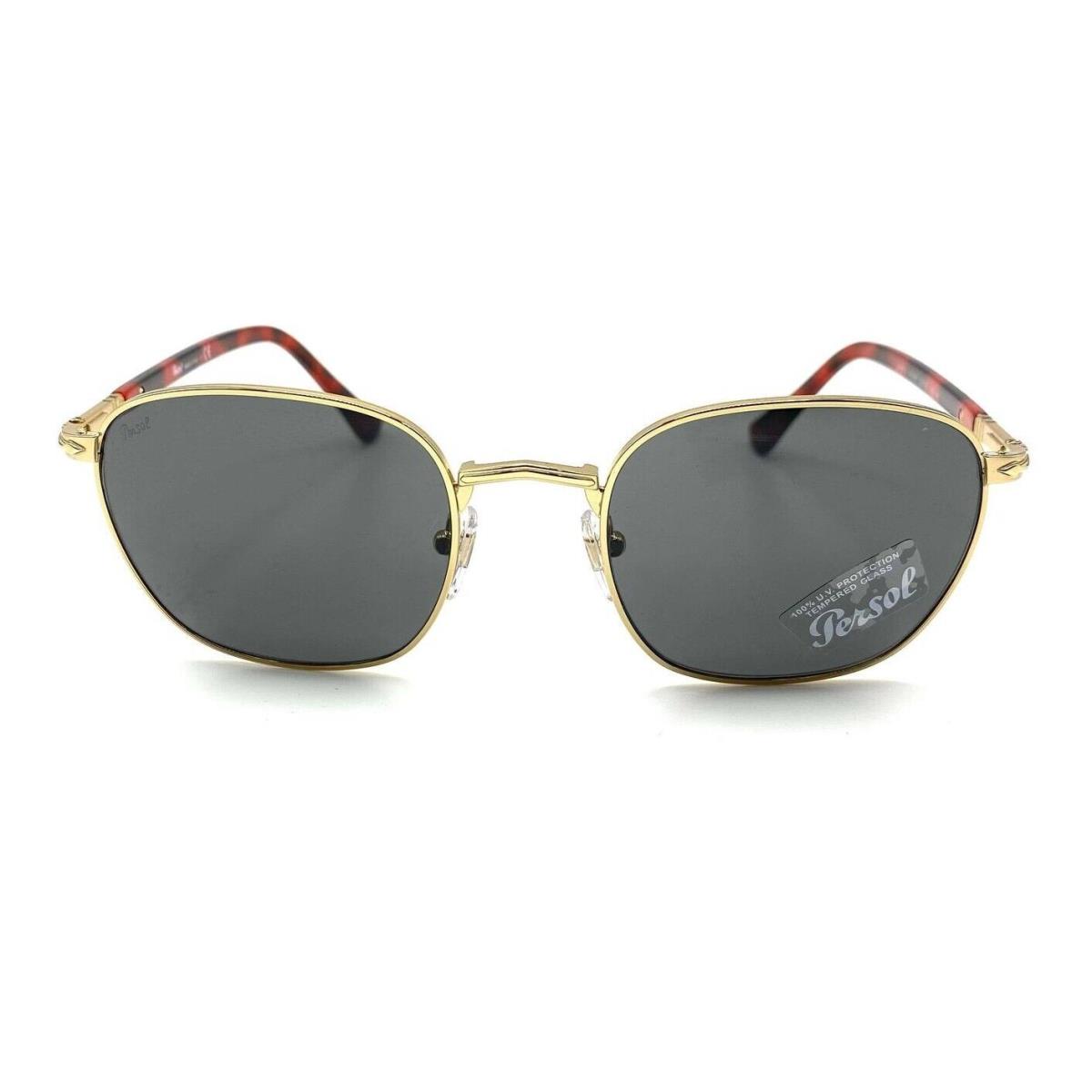 Persol PO2476S Sunglasses 515/B1 Gold/dark Grey Lens 52mm