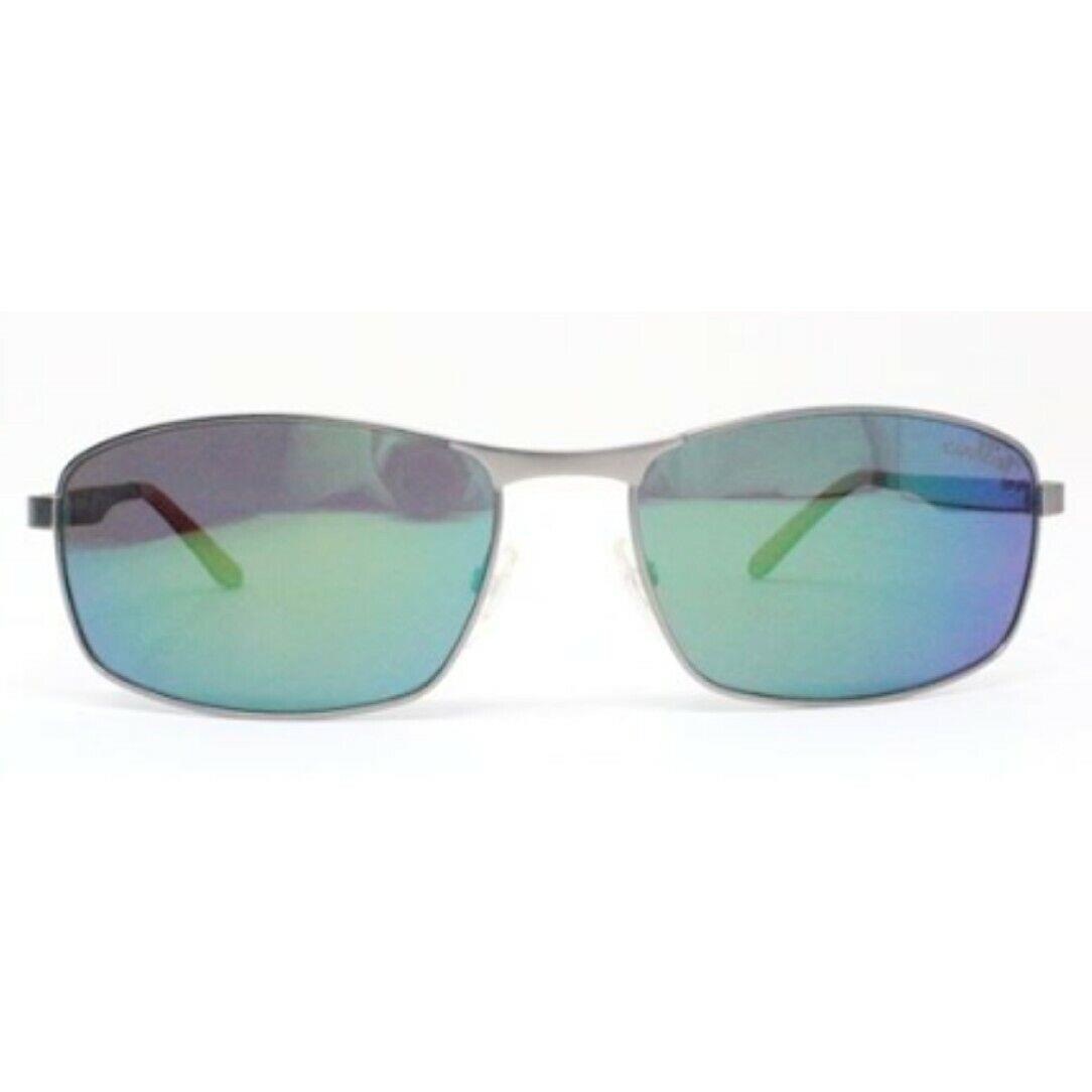 Carrera 8012/S Sunglasses R805Z Semi Matte Dark Ruthenium/gray Mlt Green 60mm