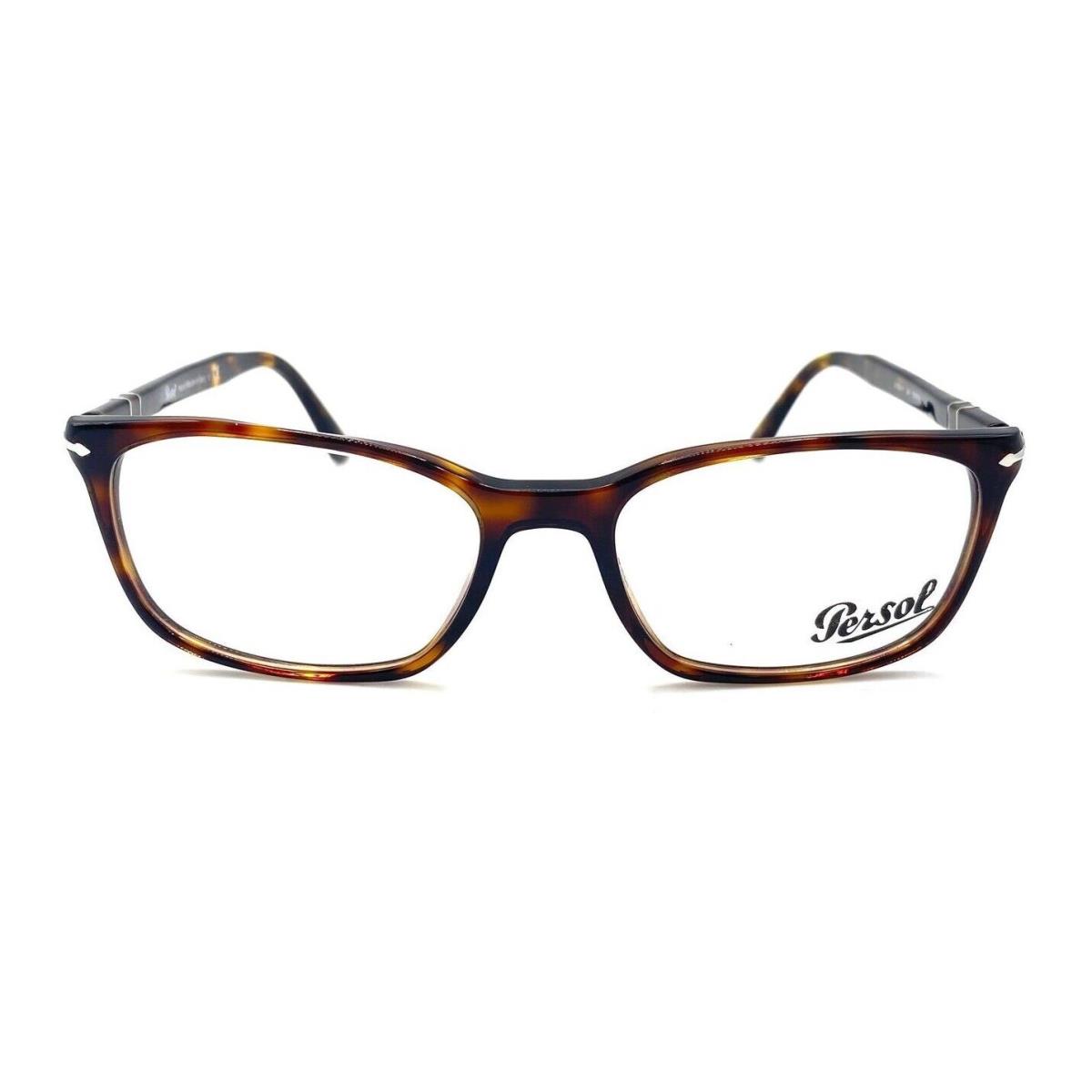 Persol PO3189V Eyeglasses 24 Havana with Demo Lens 55mm