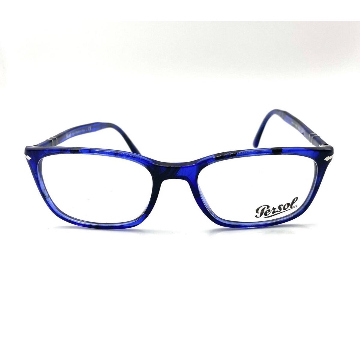 Persol PO3189V Eyeglasses 1053 Striped Blue with Demo Lens 53mm