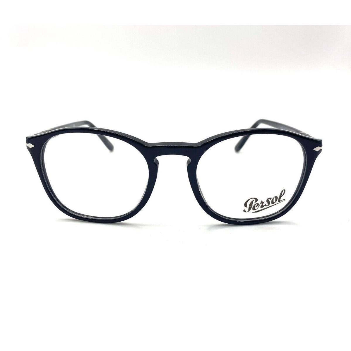 Persol PO3007V Eyeglasses 95 Black with Demo Lens 50mm