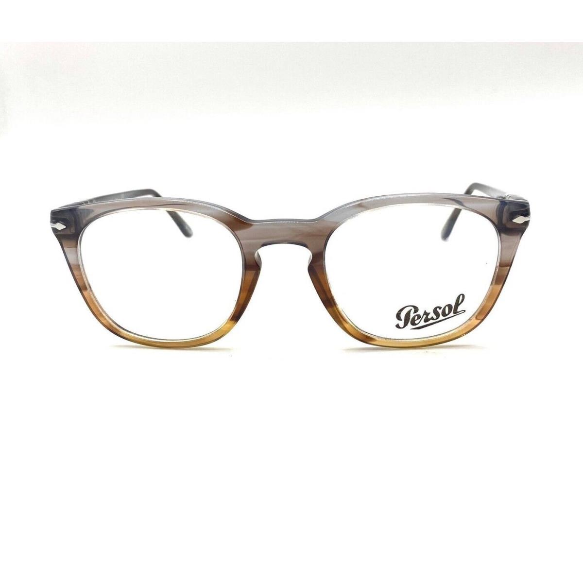 Persol PO3258V Eyeglasses 1137 Striped Brown with Demo Lens 48mm