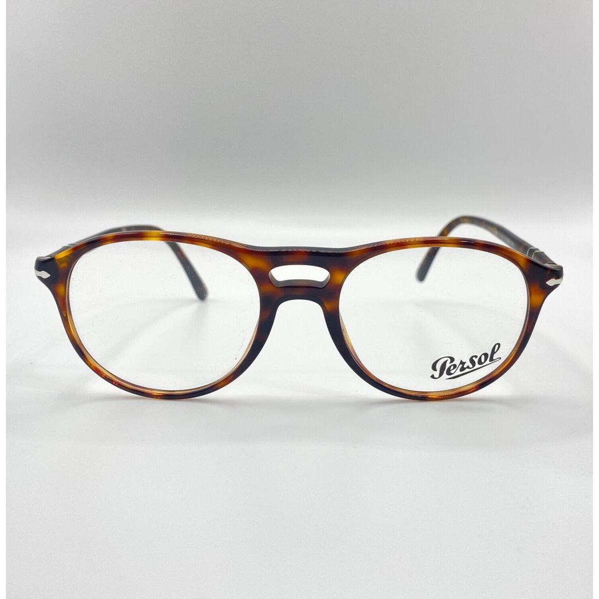 Persol PO3202V Eyeglasses 24 Havana with Demo Lens 51mm