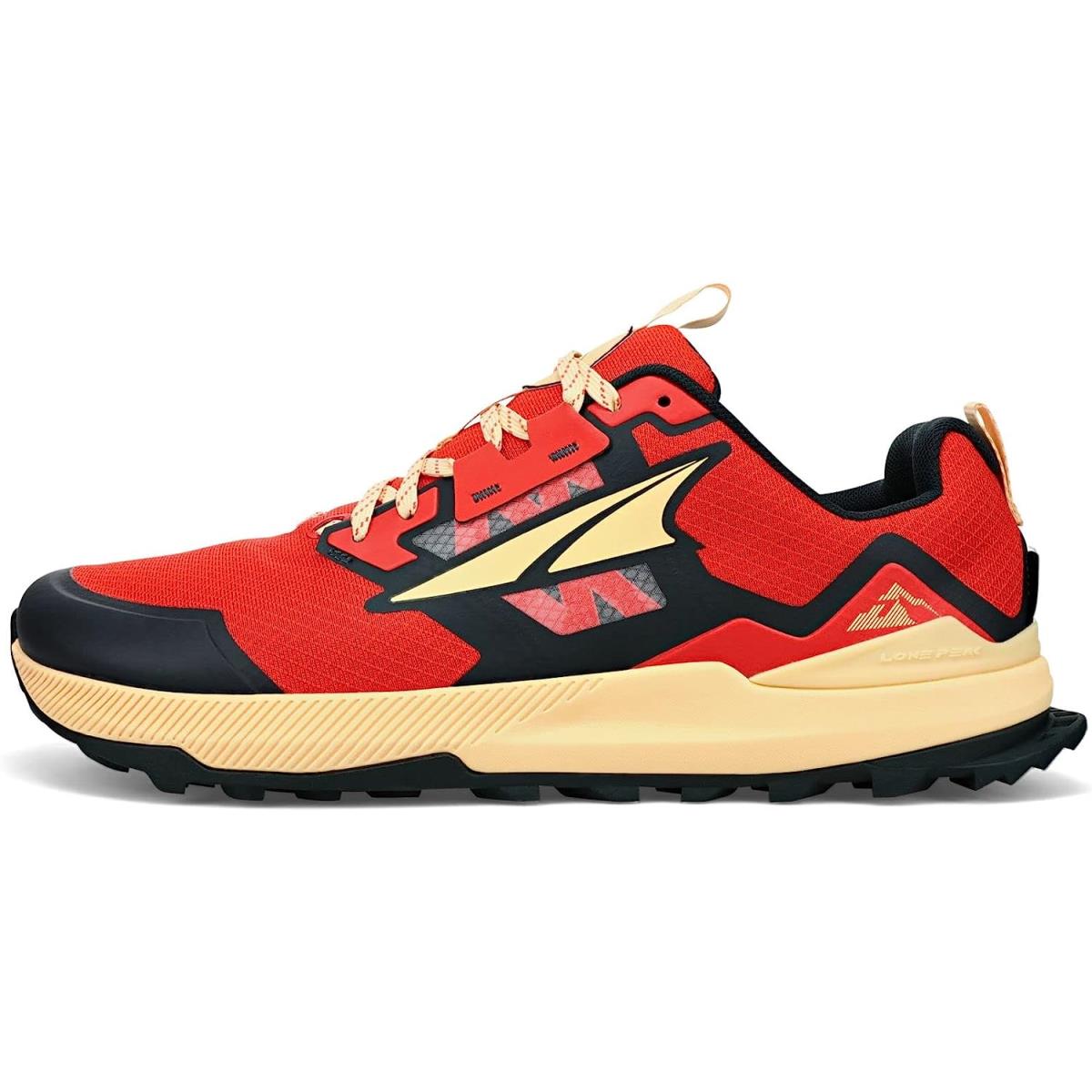 Altra Men`s AL0A7R6H Lone Peak 7 Trail Running Shoe Red/Orange