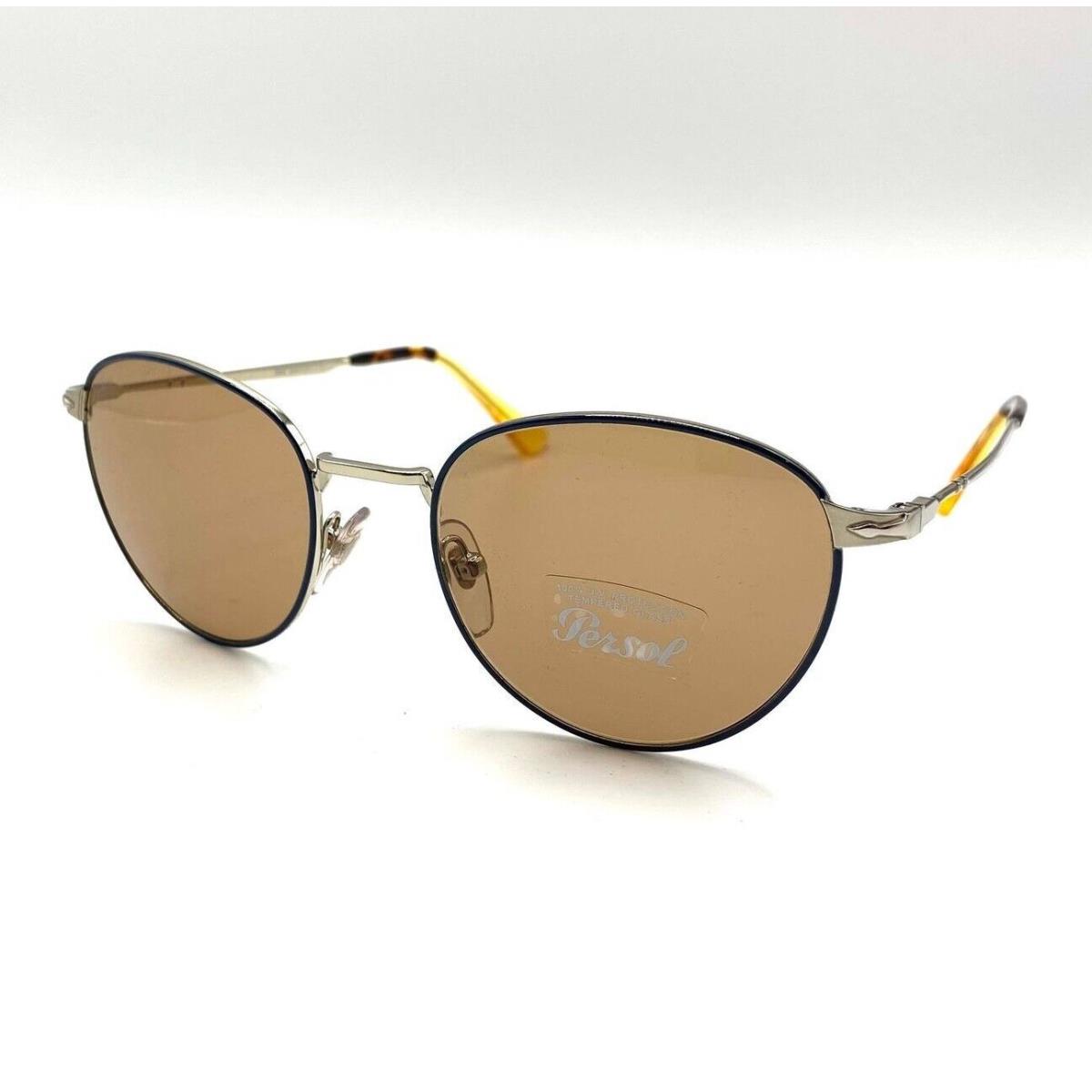 Persol PO2445S Sunglasses 1084/53 Gold/blue / Brown Lens 52mm