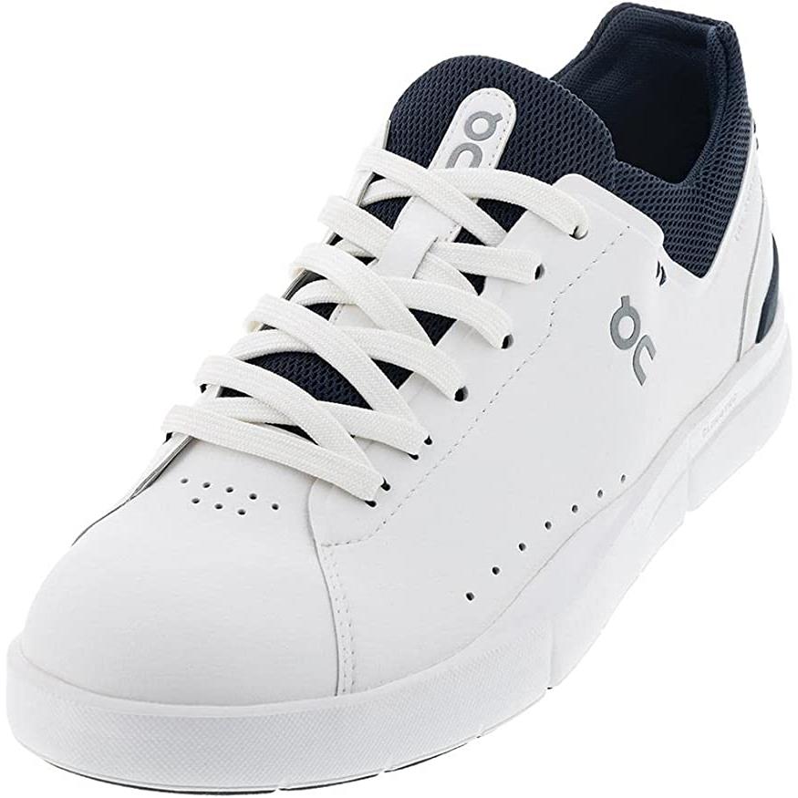 On Running Mens The Roger Advantage Tennis Shoe - White/midnight