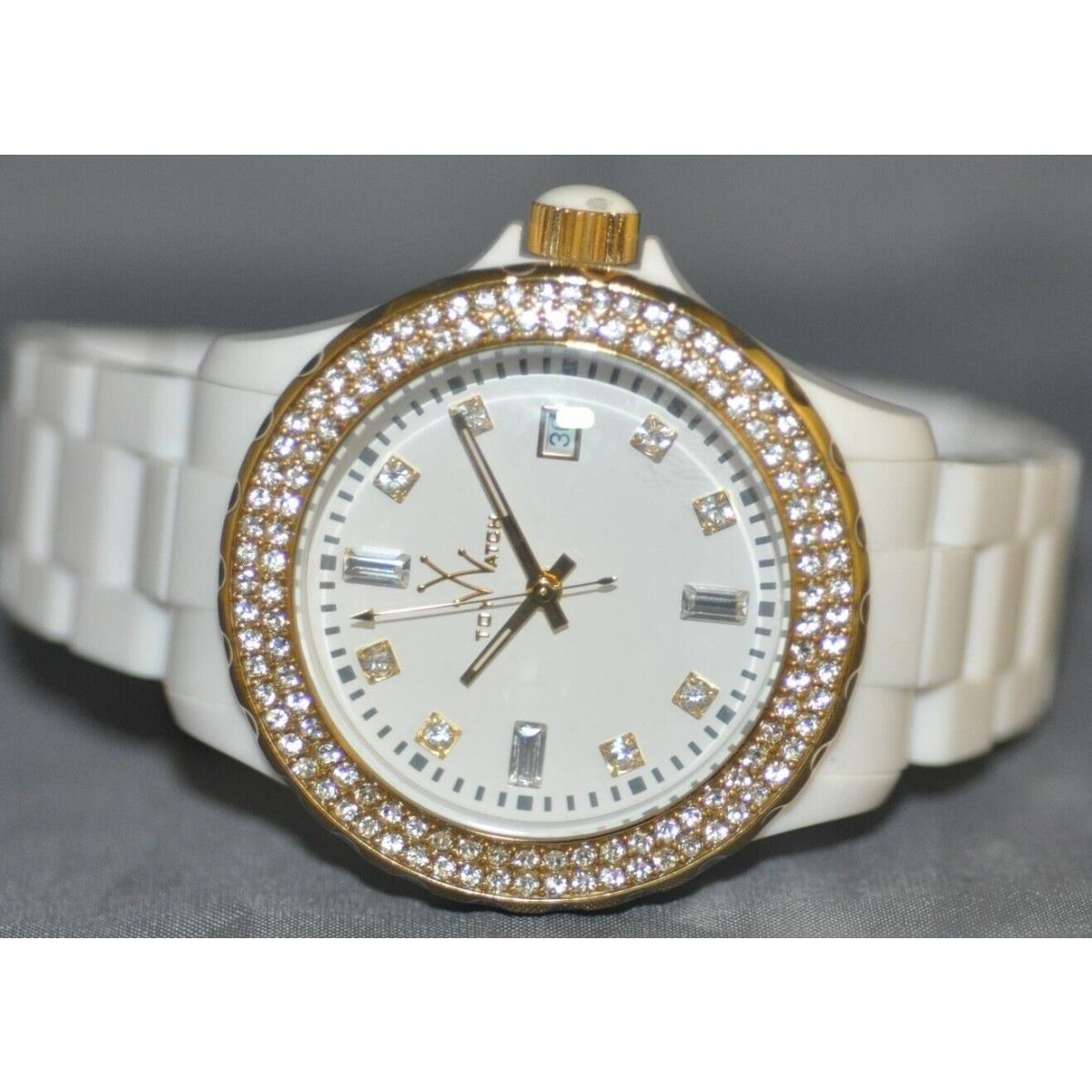 Toy Watch Ladies Plasteramic White Dial White Watch PCLS25PG