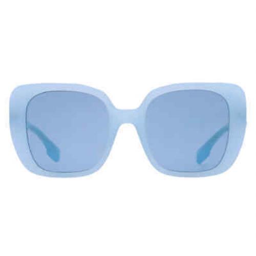 Burberry Helena Blue Square Ladies Sunglasses BE4371 408680 52 BE4371 408680 52 - Lens: Blue