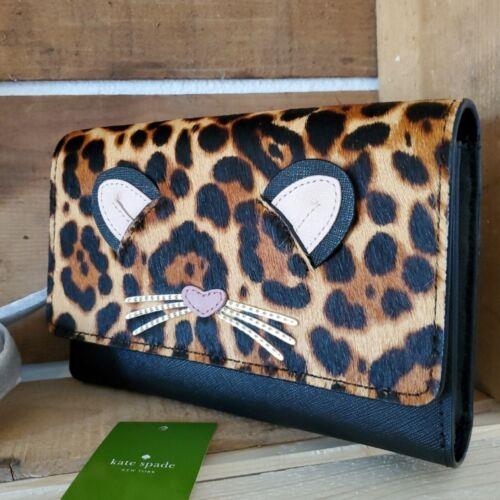 Kate spade cat bag on sale leopard