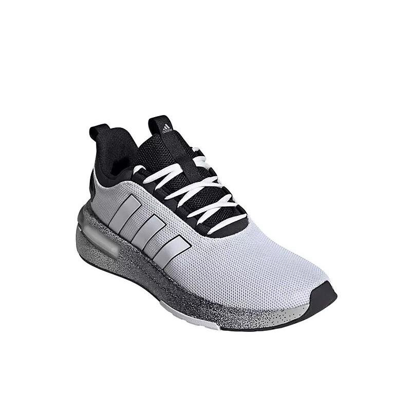 Adidas Racer TR23 Cloud Foam Men`s Athletic Running Low Top Shoes Sneakers White/Black