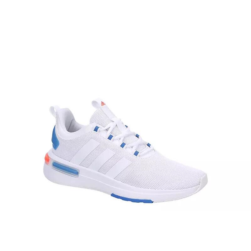 Adidas Racer TR23 Cloud Foam Men`s Athletic Running Low Top Shoes Sneakers White/Blue