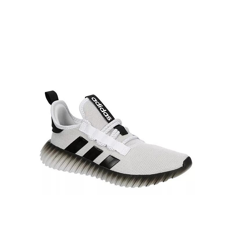 Adidas Kaptir 3.0 Ortholite Cloudfoam Men`s Athletic Running Low Top Shoes WHITE/BLACK