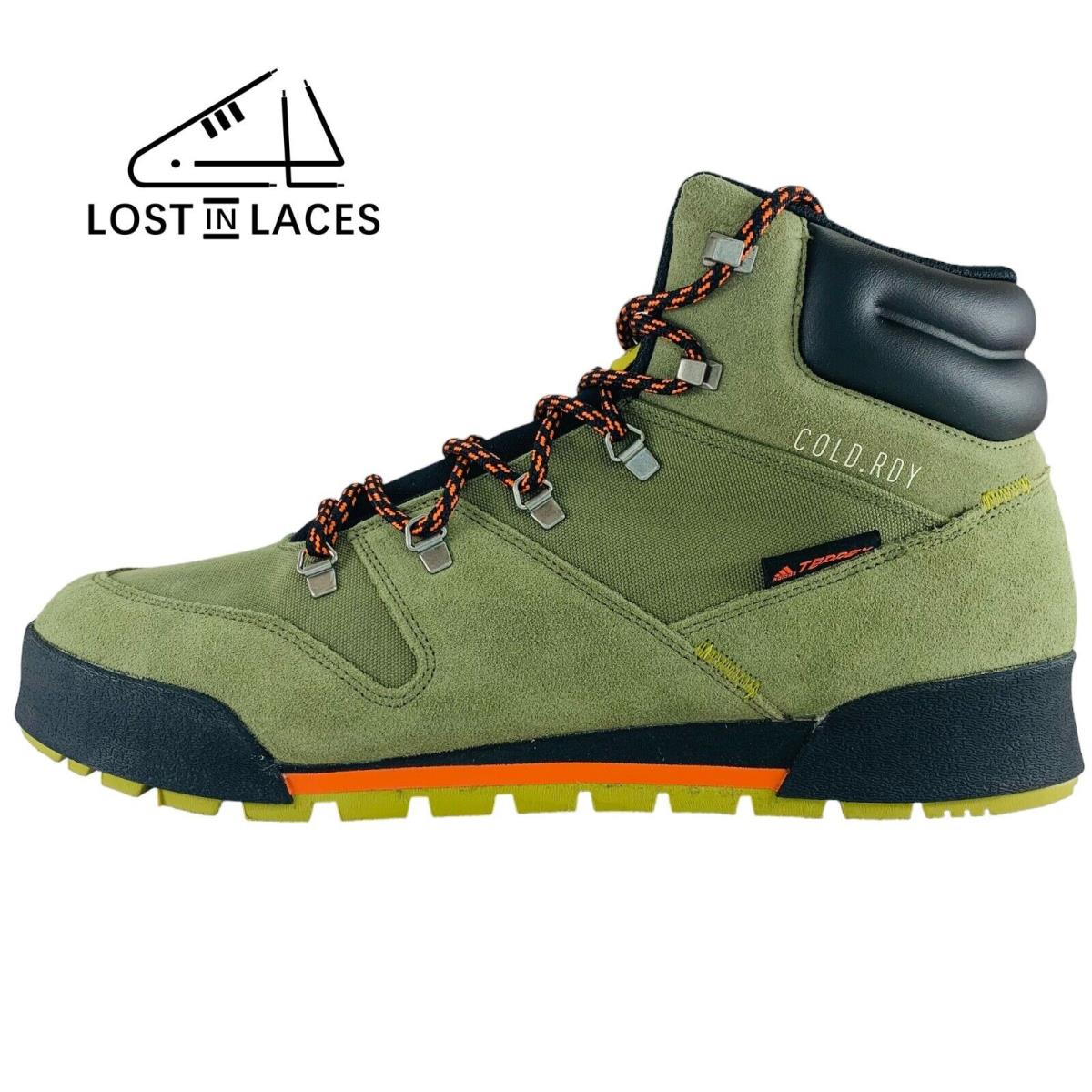Adidas Terrex Snowpitch Cold.rdy Green Black Boots GW4065 Men`s Sizes - Green