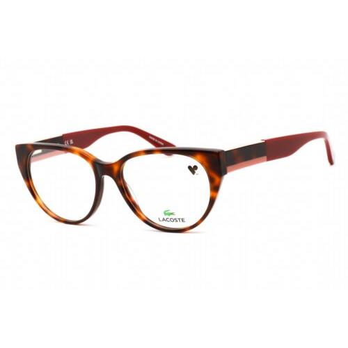 Lacoste L2906-240-55 Eyeglasses Size 55mm 16mm 145mm Brown Women