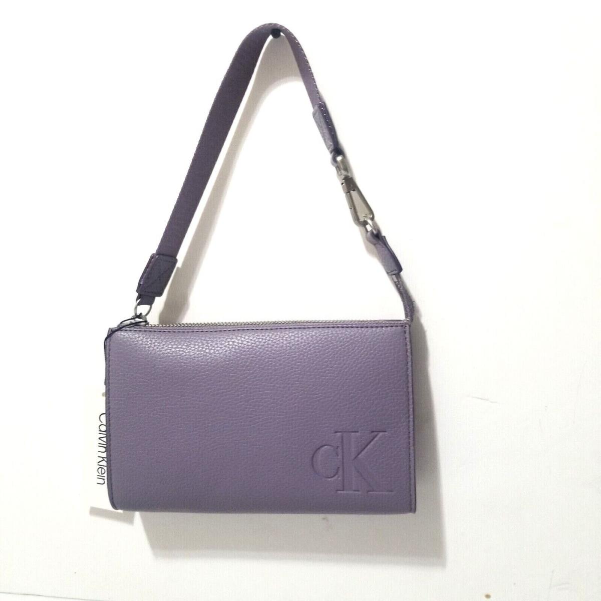 Calvin Klein Wristlet Modern Essentials Crossbody Shoulder Bag Heather 537