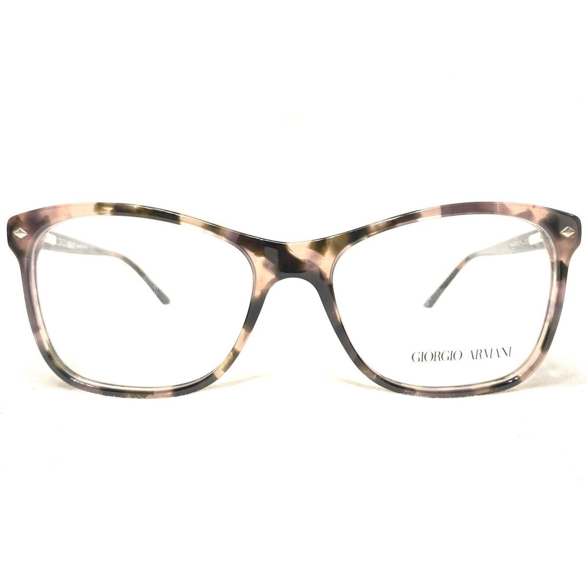 Giorgio Armani AR7075 5410 Womens Pink Havana Square Eyeglasses Frames 52/16